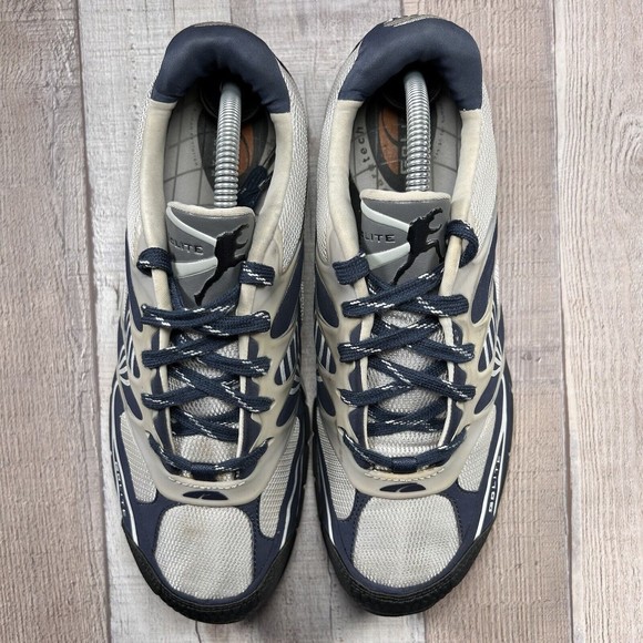 GoLite Amp Lite Trail Runner Men's Running Shoes Blue White Size 9 1006TR30 - Picture 4 of 12